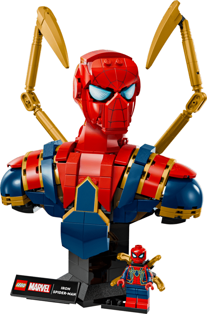 Productfoto LEGO Iron Spider-Man buste (76326)