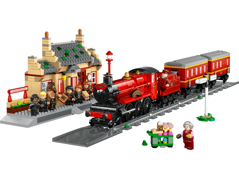 Productfoto LEGO Zweinstein Express™ en Zweinsveld™ station (76423)