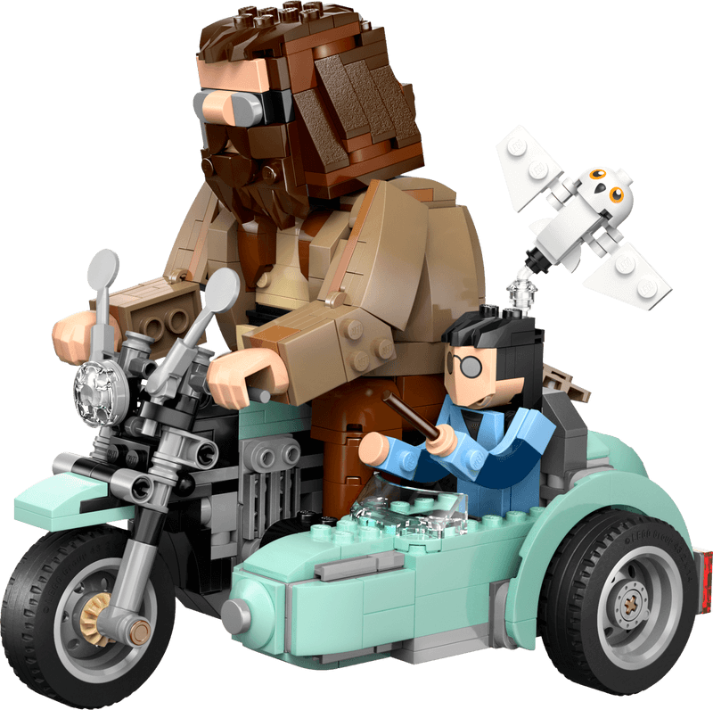 Productfoto LEGO Hagrid™ en Harry's rit op de motor (76443)