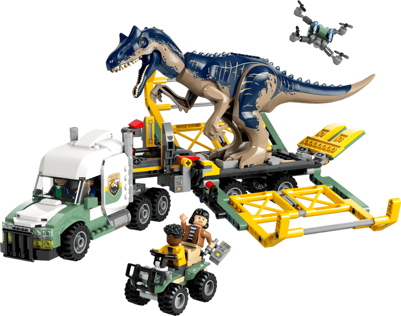 Productfoto LEGO Dinosaurusmissies: Allosaurus transporttruck (76966)
