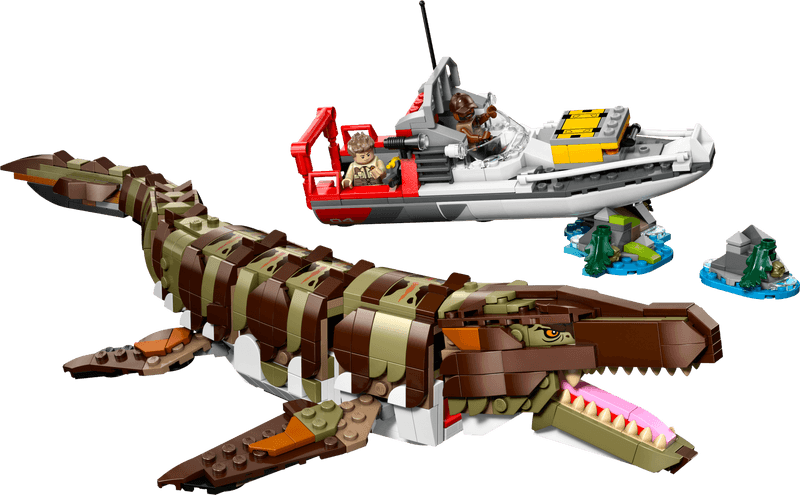 Productfoto LEGO Bouwbare Mosasaurus bootmissie (76974)