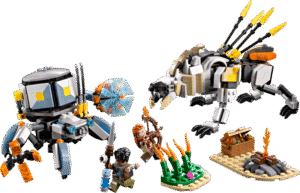 Productfoto LEGO Aloy en Varl vs. Shell-Walker en Sawtooth (77037)